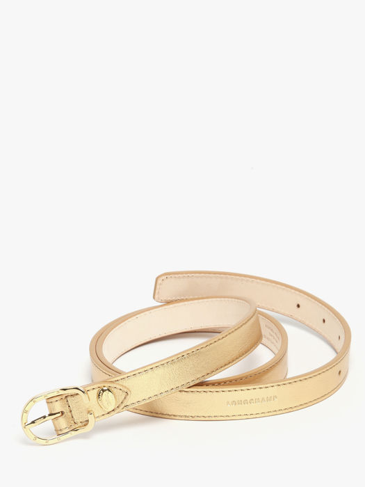 Longchamp Le pliage xtra gold Belts Gold