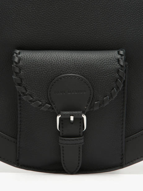 Medium Leather Hobo Bag Paul marius Black vintage M other view 2