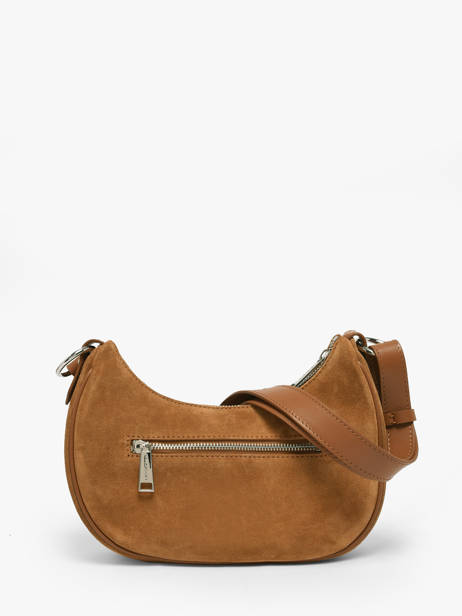 Sac Bandoulière Suede Cuir Lancaster Marron suede 81 vue secondaire 3