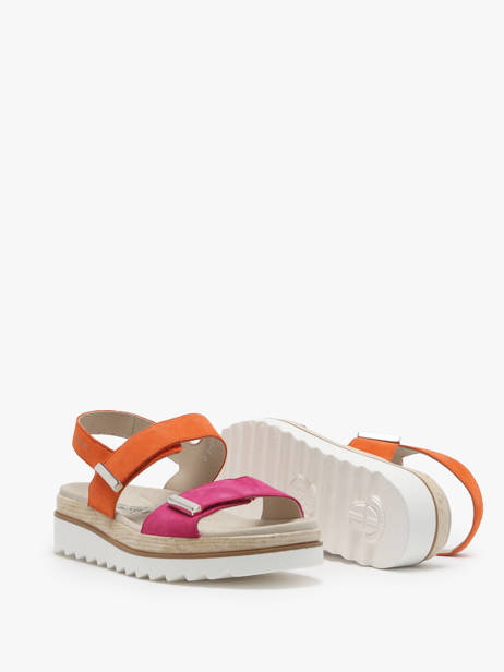 Sandales Velcro Dominica En Cuir Mephisto Rose women P5142376 vue secondaire 8