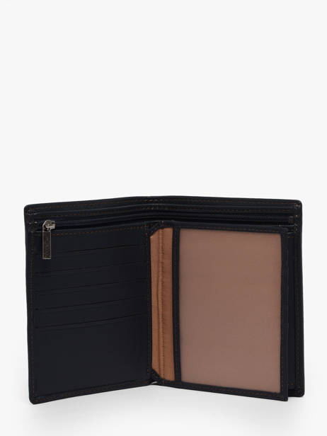 Wallet Leather Lancaster Blue soft vintage homme 14 other view 1