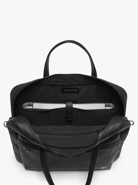 Porte Documents (main) Tommy hilfiger Noir th flag AM13989 vue secondaire 2