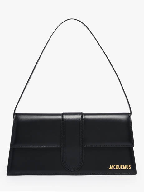 Sac Porté épaule D'occasion Long Bambino Cuir Jacquemus Noir second life 1565173