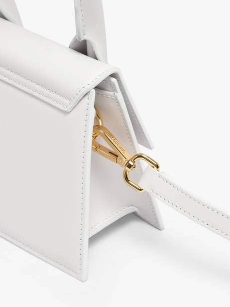 Sac Bandoulière D'occasion Chiquito Moyen Cuir Jacquemus Blanc second life 1566327 vue secondaire 3