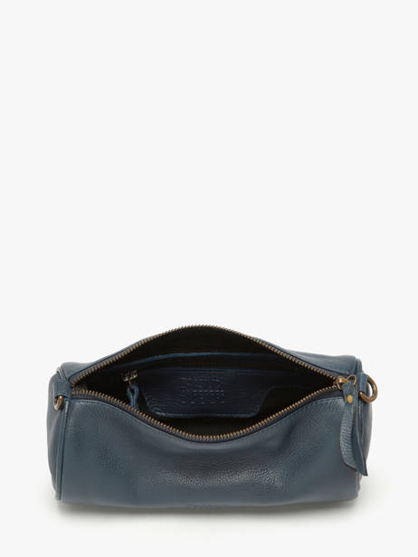 Sac Bandoulière Cow Cuir Basilic pepper Bleu cow BCOW87 vue secondaire 3