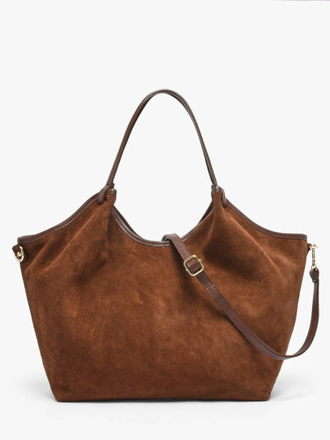 Sac Porté épaule Velvet Caviar Cuir Milano Marron velvet caviar VC241110 vue secondaire 4