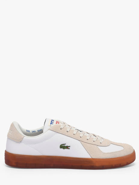Sneakers En Cuir Lacoste Beige men 1SMA0077
