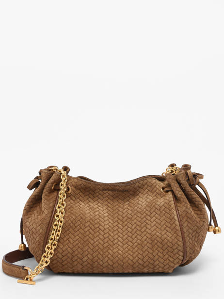 Sac Mini 24h Cuir Gerard darel Marron studio D477