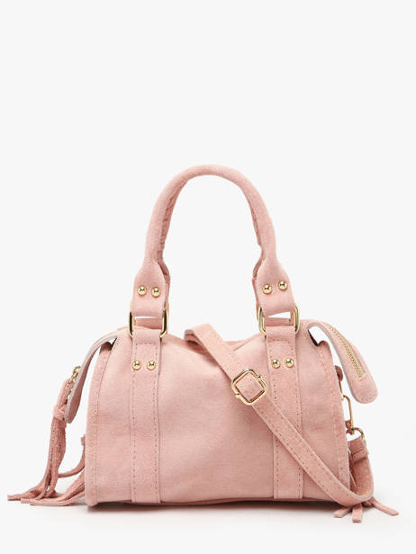 Sac Bandoulière Velvet Cuir Milano Rose velvet VE24092O vue secondaire 4