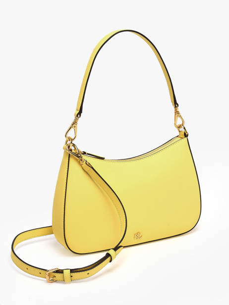 Leather Danni 26 Shoulder Bag Lauren ralph lauren Yellow danni 31883768 other view 2