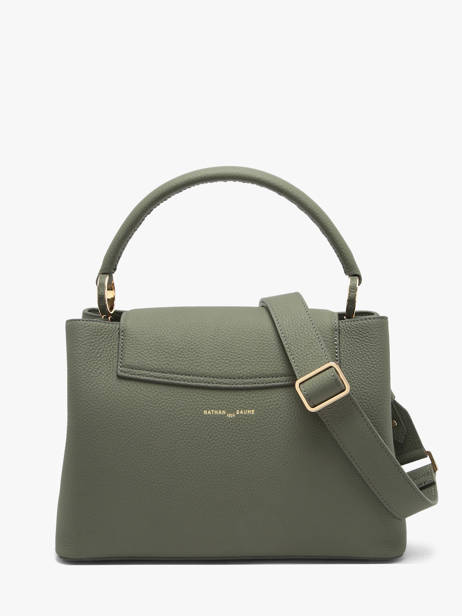 Leather Magnolia Top-handle Bag Nathan baume Green eden 3 other view 5