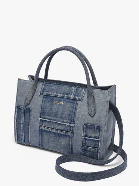 Sac Bandoulière Jodi Coton Guess Bleu jodi DM976922 vue secondaire 2