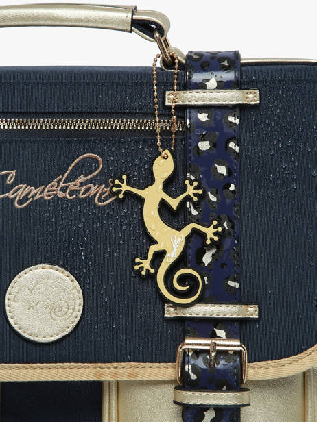 Cartable à Roulettes 2 Compartiments Cameleon Bleu vintage fantasy PBVGCR38 vue secondaire 7