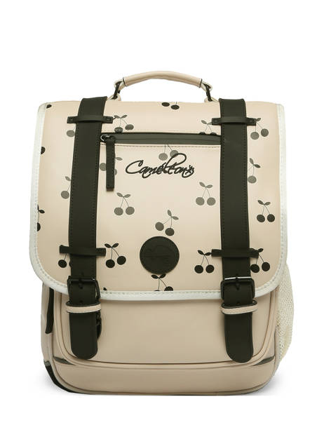 3-compartment Backpack Cameleon Beige vintage north PBVWSD39 other view 7