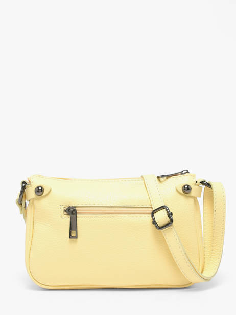 Sac Bandoulière Caviar Cuir Milano Jaune caviar G1421N vue secondaire 4