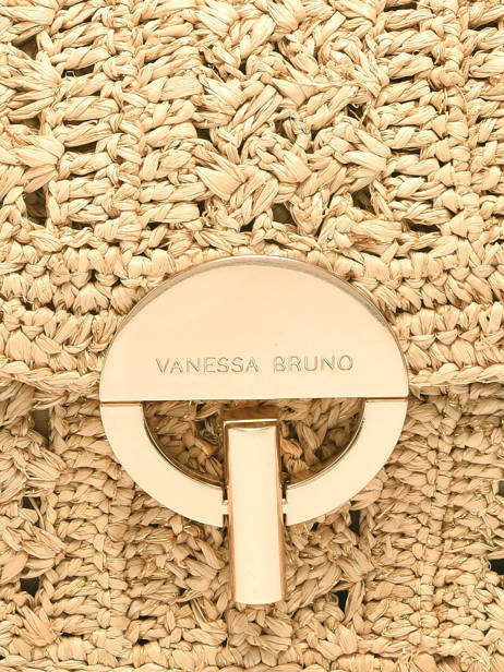 Raffia Moyen Moon Crossbody Bag Vanessa bruno Beige moon raphia 91V40533 other view 3