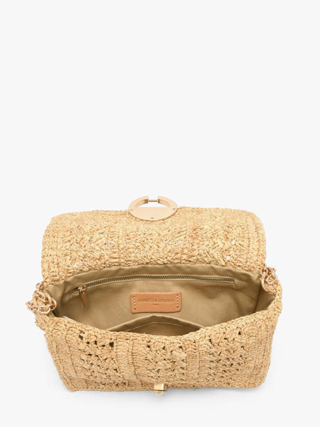 Raffia Moyen Moon Crossbody Bag Vanessa bruno Beige moon raphia 91V40533 other view 4