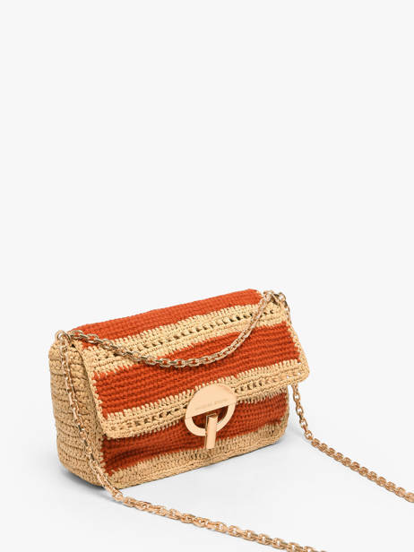 Crossbody Bag Moon Raphia Raphia Vanessa bruno Orange moon raphia 23V40533 other view 2