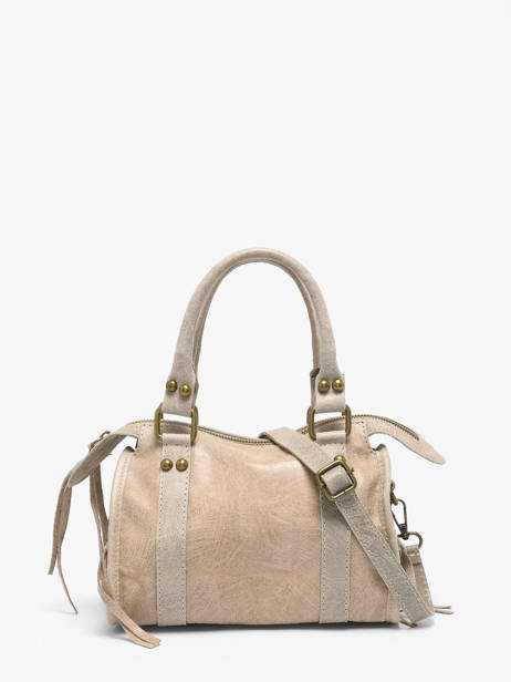 Satchel Spazzolato Leather Milano Beige spazzolato SP24093 other view 4