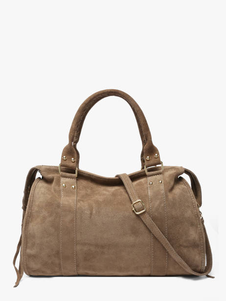 A4 Size Shoulder Bag Velvet Milano Beige velvet VE24095O other view 4