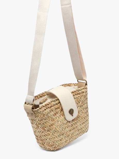 Shoulder Bag Estival Raphia Le voyage en panier Beige estival PM944 other view 2