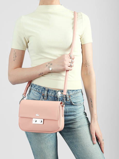 Shoulder Bag Daily City Lacoste Pink daily city NF4757DZ other view 1
