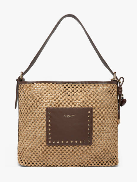 Shoulder Bag St Tropez Straw Miniprix Beige st tropez C1102