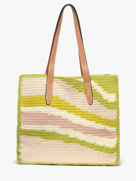 Tote Bag Lancel Plage Crocheted Lancel Green summer capsule A14005 other view 5