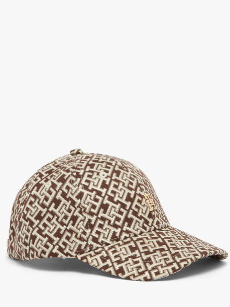 Cap Tommy hilfiger Brown monogram AW18916 other view 1