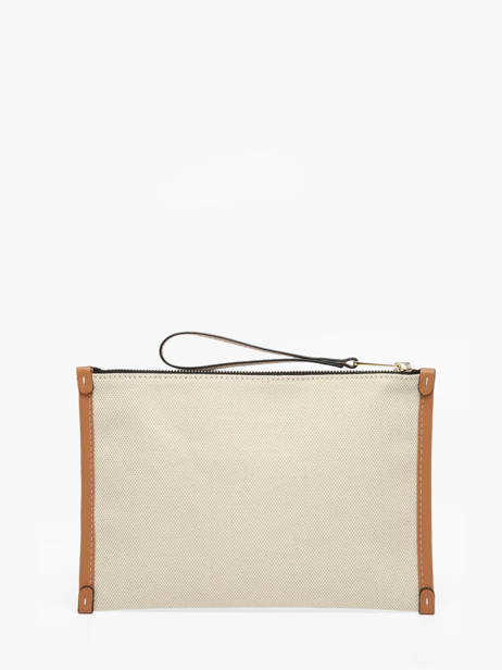 Pouch Jour Canvas And Leather Lancel Beige jour A14029 other view 3