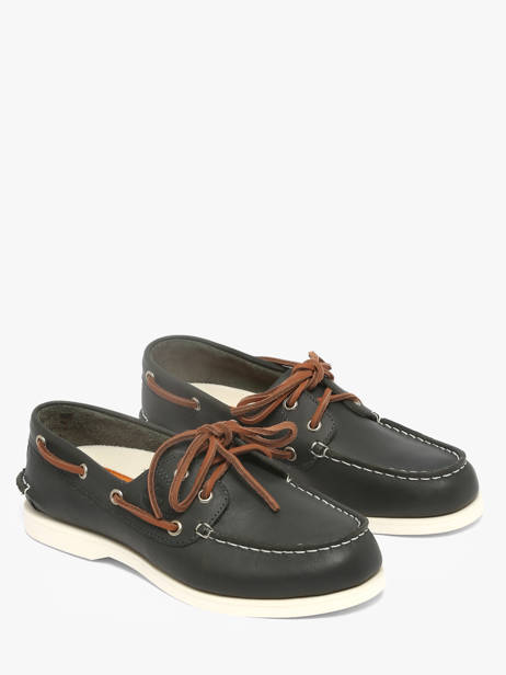 Boat Shoes In Leather Timberland Green women 2Q9XEP81 other view 1