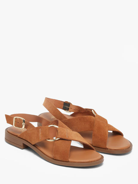 Sandals In Leather We do Orange women 45126A58 other view 1