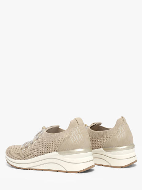 Platform Sneakers Remonte Beige women 60 other view 3