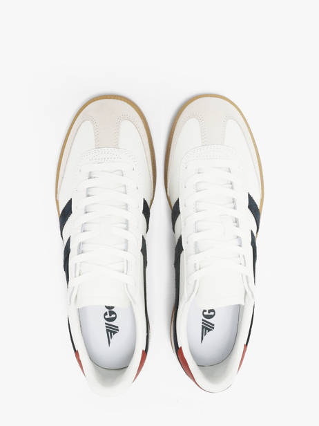 Sneakers In Leather Gola White men CMB744WU other view 3