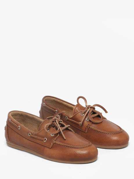 Boat Shoes In Leather Pavement Brown women 24128067 other view 1