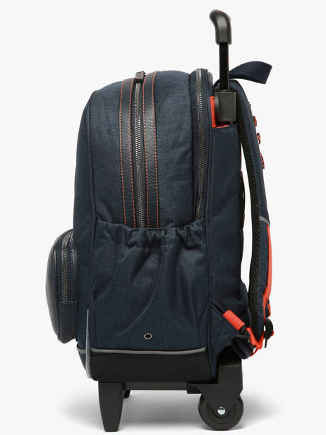 Sac A Dos à Roulettes 2 Compartiments Vintage Urban Cameleon Bleu vintage urban SR40 vue secondaire 3
