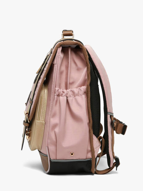 Sac à Dos Vintage Fantasy 2 Compartiments Cameleon Rose vintage fantasy SD39 vue secondaire 3