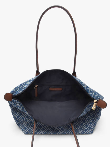 Sac Porté épaule Popette Coton Tommy hilfiger Bleu popette AW18613 vue secondaire 2