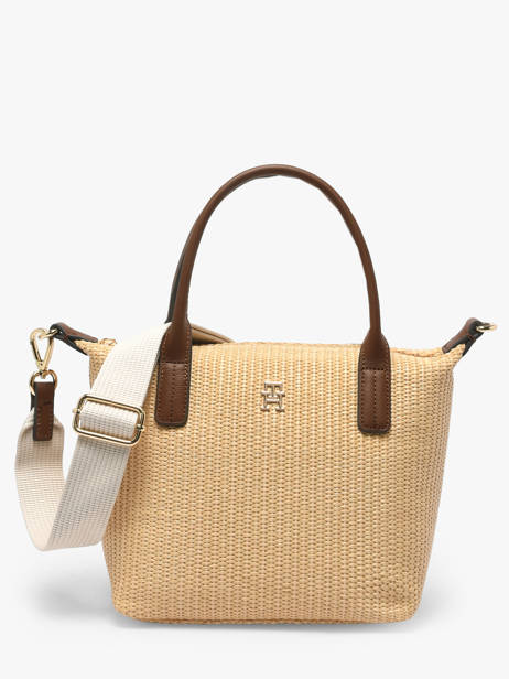 Sac Bandoulière Popette Polyurethane Tommy hilfiger Beige popette AW18523