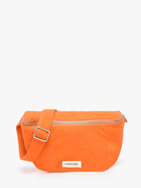 Le Sac Banane Custine Coton Recyclé Rivedroite Orange timeless CUSTITIM