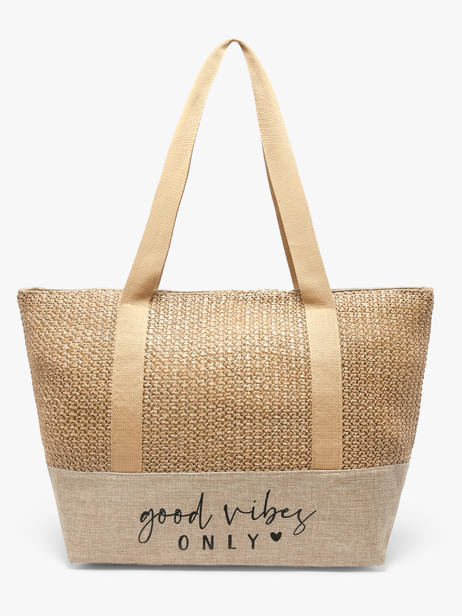 Sac Porté épaule Plage Polyester Gerard pasquier Marron plage P25021