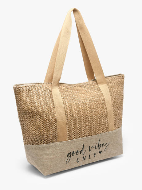 Sac Porté épaule Plage Polyester Gerard pasquier Marron plage P25021 vue secondaire 1