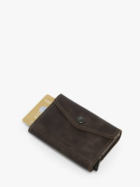 Vintage Envelope Leather Card Holder Secrid Brown vintage EV other view 2