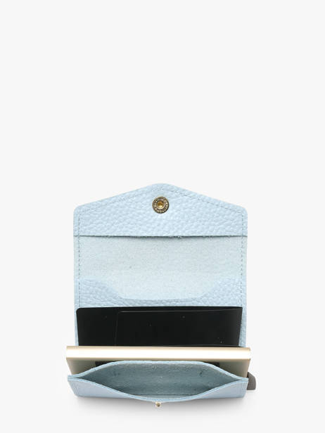 Pebble Envelope Leather Card Holder Secrid Blue pebble EPE other view 1