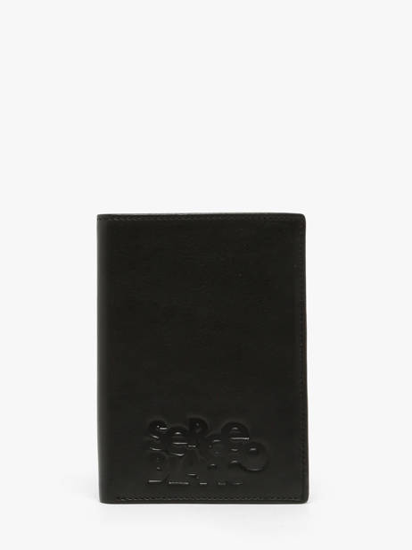 Portefeuille Cuir Serge blanco Noir baltimore BAL21013