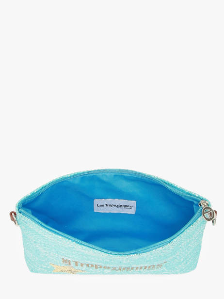 Shoulder Bag Panama Paper Les tropeziennes Blue panama TZ02 other view 3