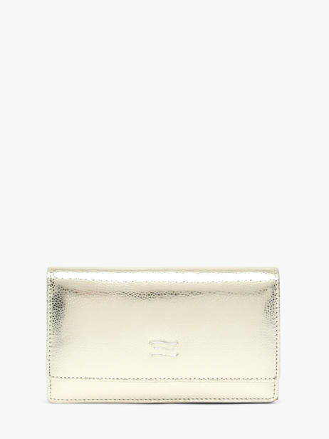 Portefeuille Caviar Cuir Crinkles Or caviar 14001