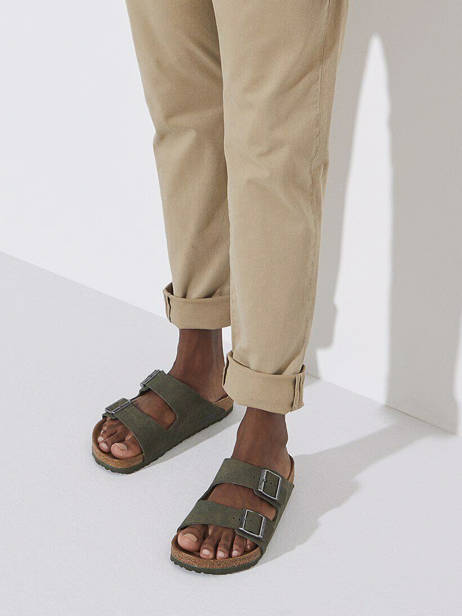 Slippers Birkenstock Green men 1024550 other view 1