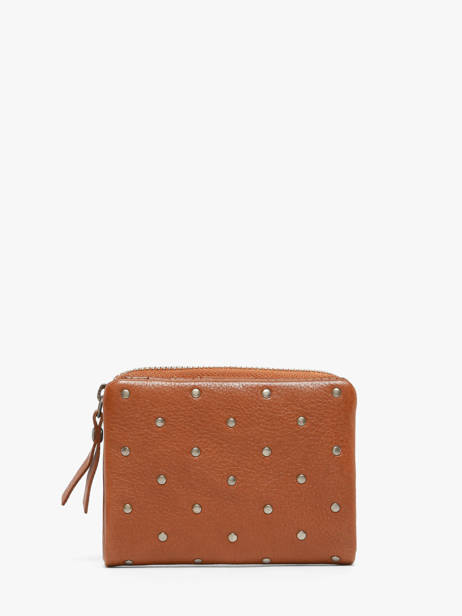 Coin Purse Leather Biba Brown wallet KAT2L