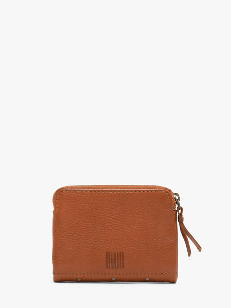 Coin Purse Leather Biba Brown wallet KAT2L other view 3